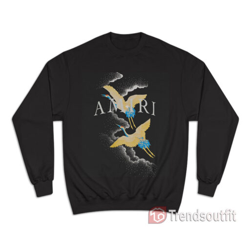AMIRI Crane Spellout Graphic Sweatshirt
