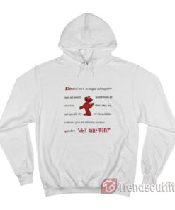 Sesame Street Elmo Definition An Energetic And Imaginative Hoodie