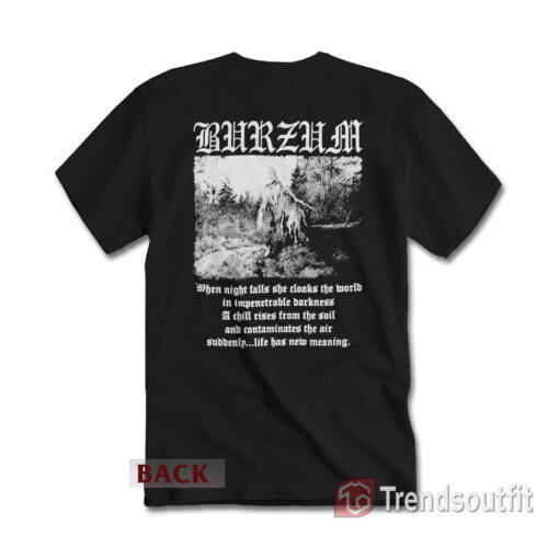 Burzum Filosofem Black Metal T-shirt