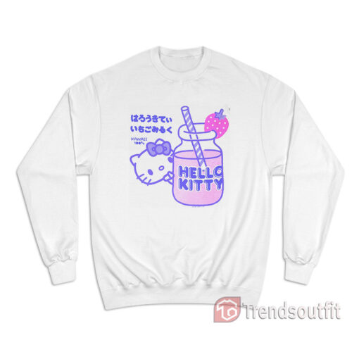 Hello Kitty Strawberry Milk Sweatshirt