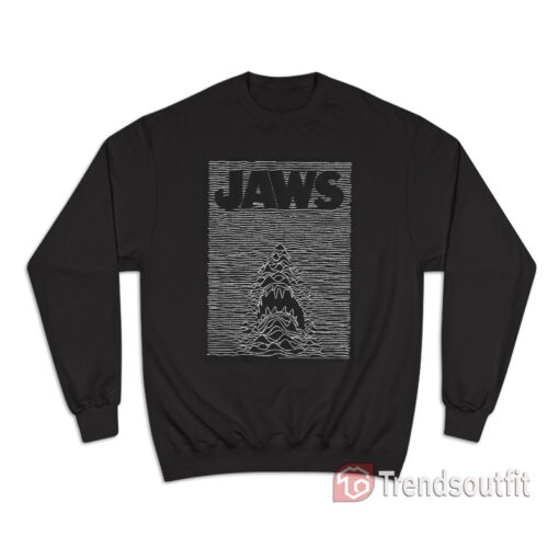 Jaws Joy Division Parody Sweatshirt