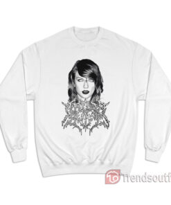 Taylor Swift Satanic Black Metal Sweatshirt W