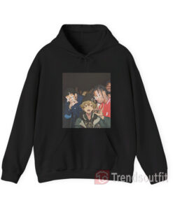 Drake Travis Scott Zenitsu Agatsuma Demon Slayer Hoodie