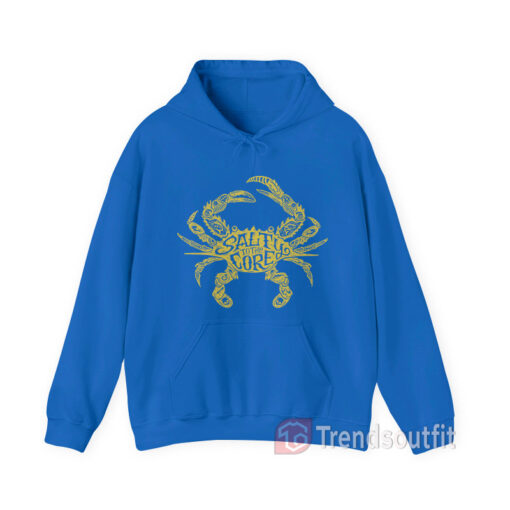 Salty To The Core Crab Hoodie