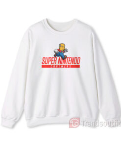 The Simpsons Super Nintendo Chalmers Sweatshirt