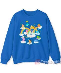 Vintage Care Bears in the Clouds Sweatshirt