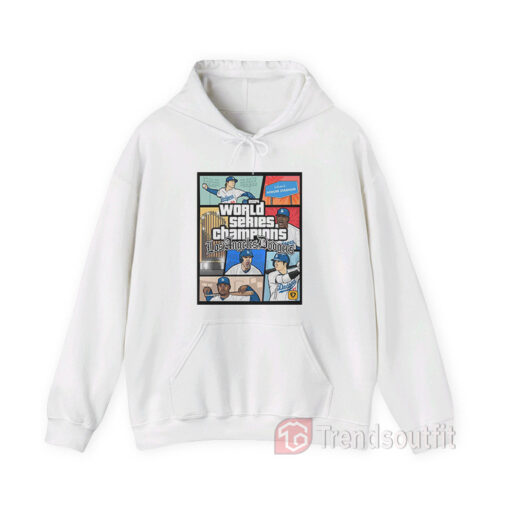 World Series Champions LA Dodgers Comic 2024 Hoodies