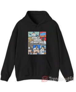 World Series Champions LA Dodgers Comic 2024 Hoodie