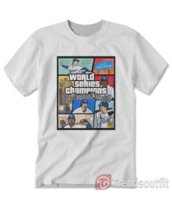 World Series Champions LA Dodgers Comic 2024 T-Shirt