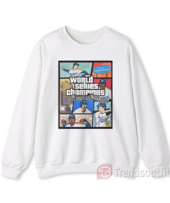 World Series Champions LA Dodgers Comic 2024 Sweatshirt