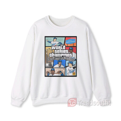 World Series Champions LA Dodgers Comic 2024 Sweatshirt