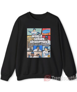 World Series Champions LA Dodgers Comic 2024 Sweatshirt