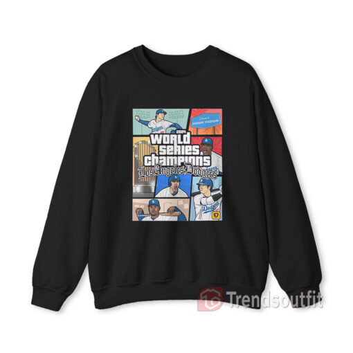 World Series Champions LA Dodgers Comic 2024 Sweatshirt